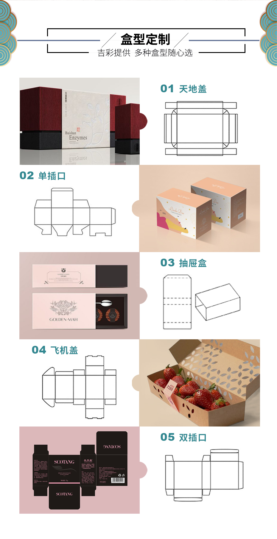 小青柑茶叶包装盒结构展示