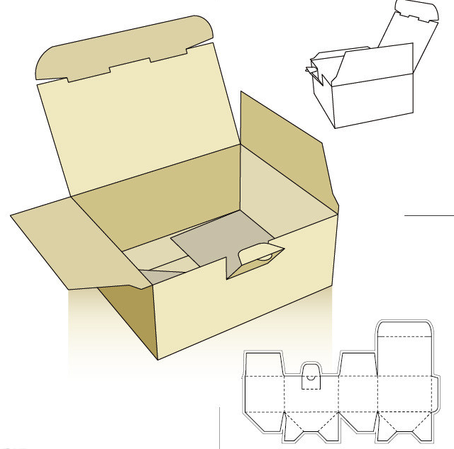 产品包装盒定制 设计图