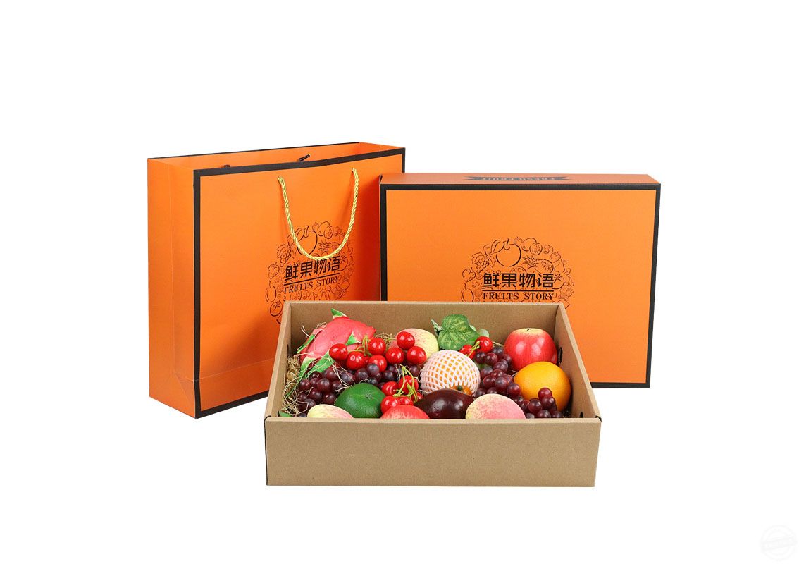 水果包装纸盒 水果礼盒包装定制