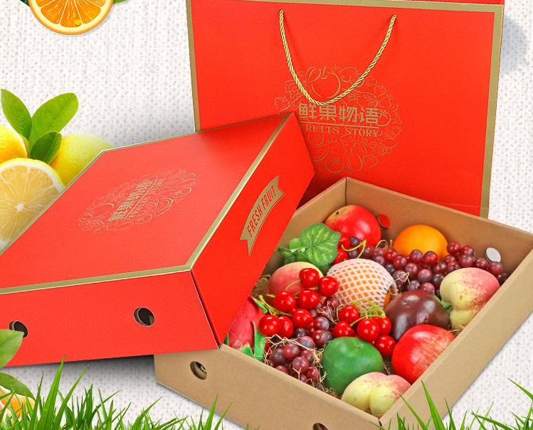 水果包装盒子 展示图